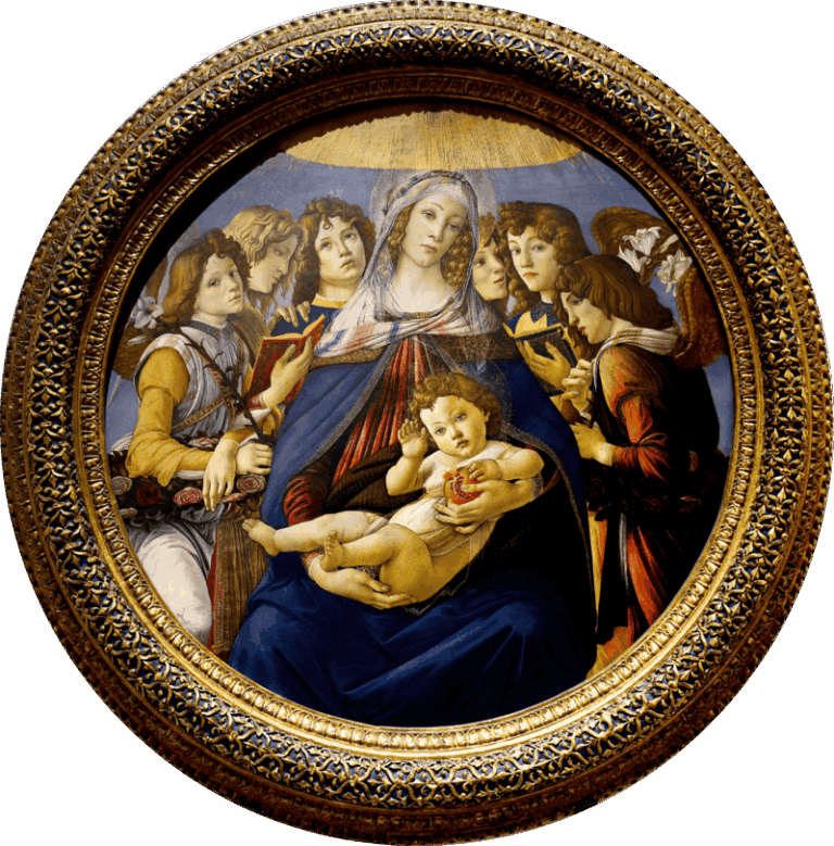 Madonna of the Pomegranate restored