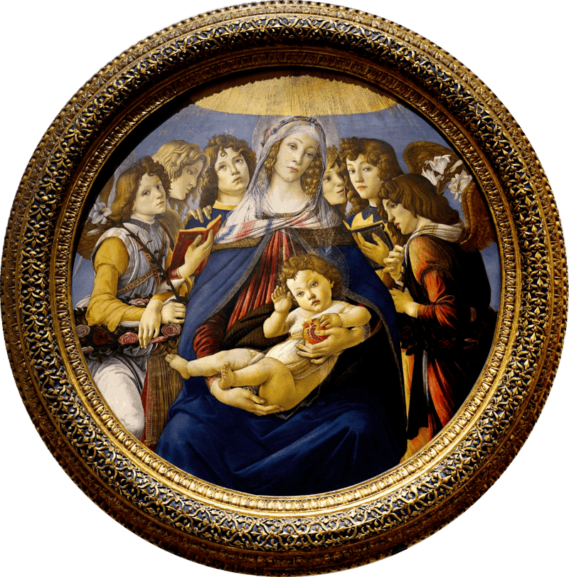 Madonna of the Pomegranate restored