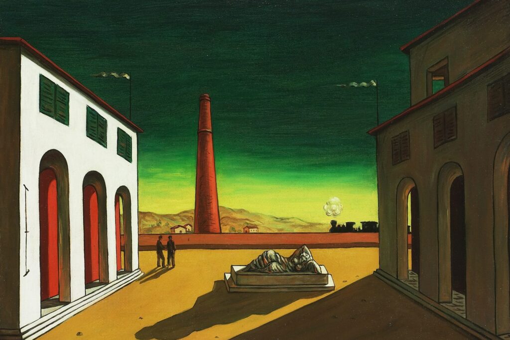 Giorgio De Chirico’s metaphysical painting in Milan