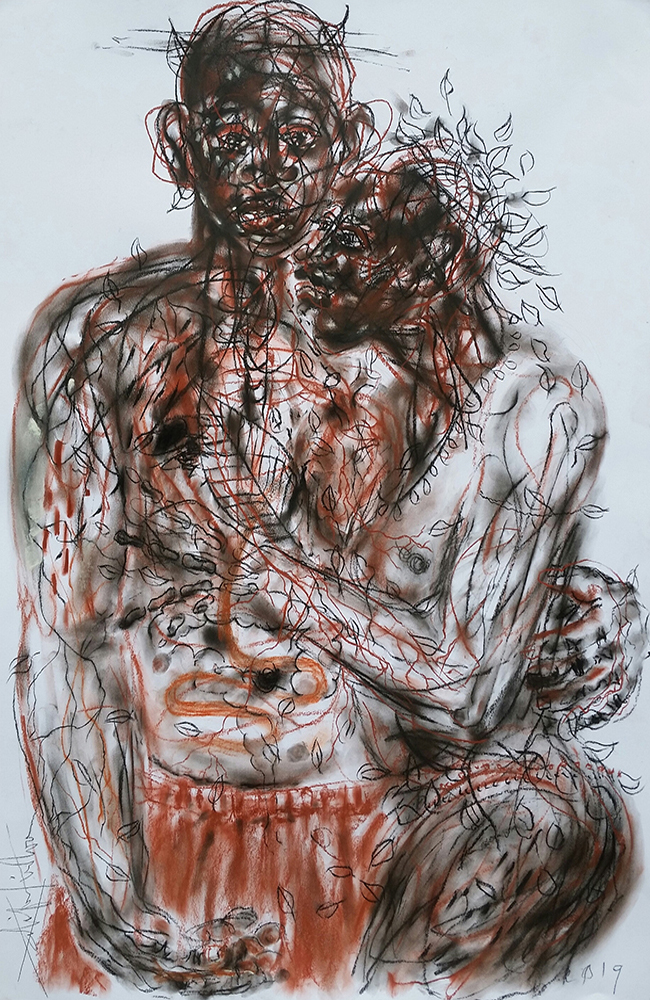 modern and contemporary African sculptor and painter Salifou Lindou