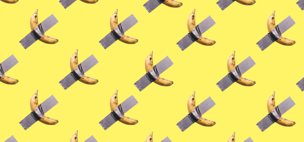Cattelan’s banana worth 120 thousand dollars eaten by an American artist