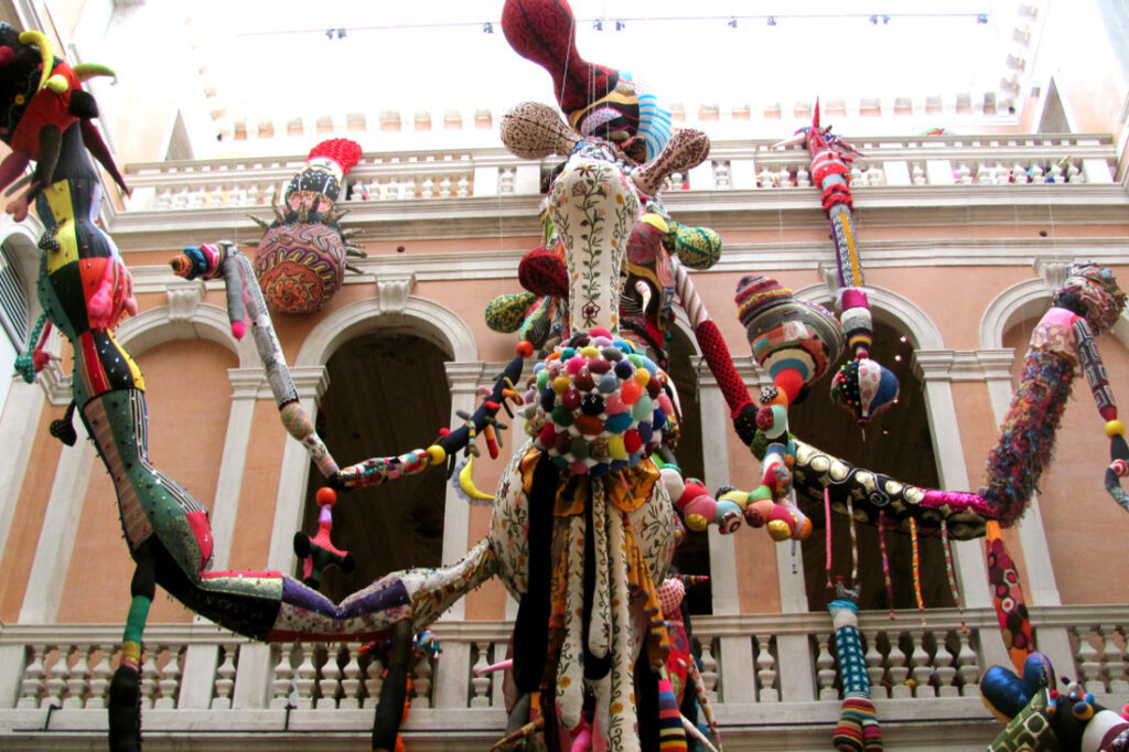 Installations by contemporary artists