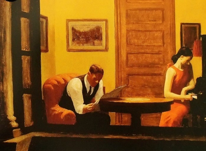 Edward Hopper is, not surprisingly, one of the artists who best represent the fragility of the psyche and the loneliness that accompanies man throughout his life.