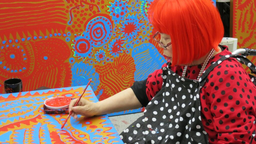 The uplifting poem by Yayoi Kusama
