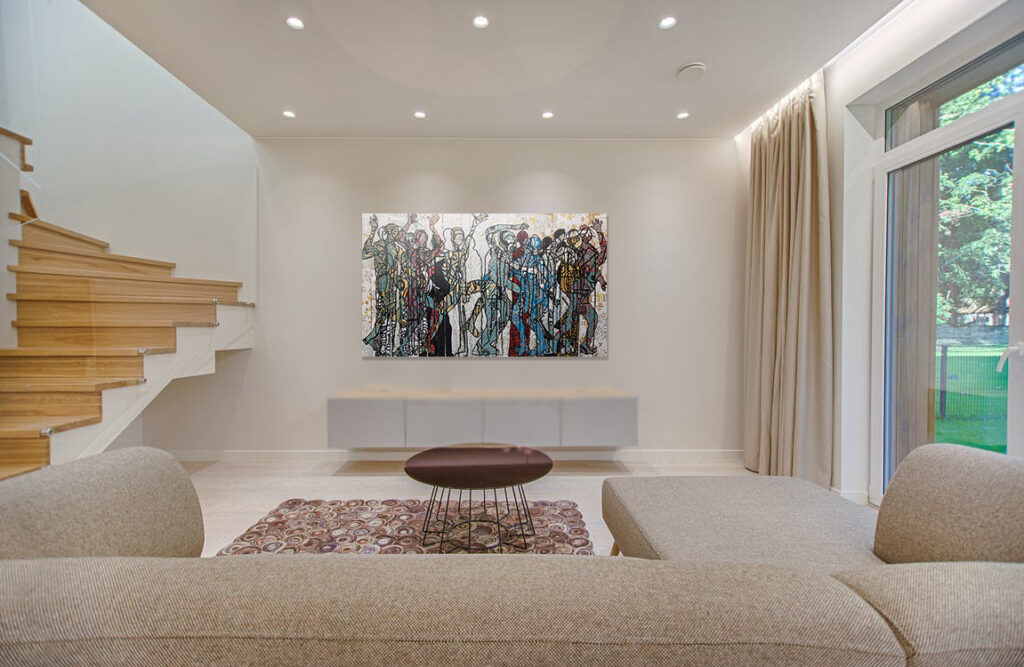 Interior decor and Contemporary Art: space for the imagination