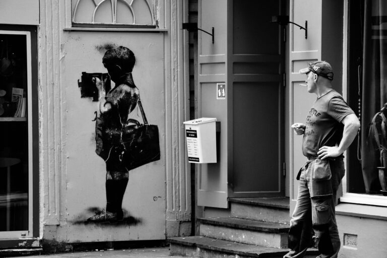 Banksy, found the door that the artist painted at Bataclan