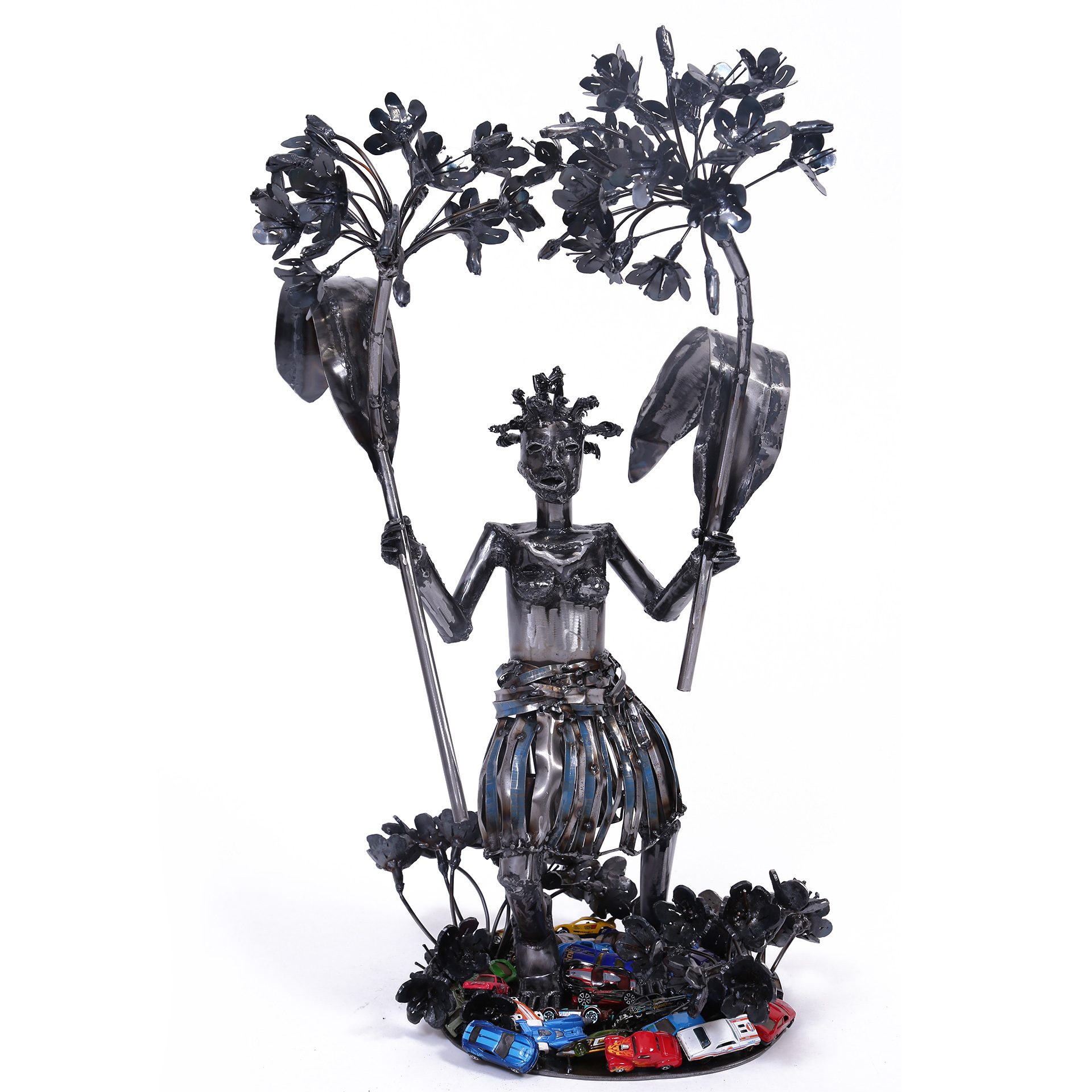 Cars Flower Pom Pom. 2019 by Sokari Douglas Camp