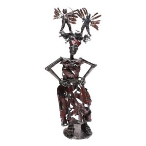 Pose Flutter Laugh Love. 2021 by Sokari Douglas Camp