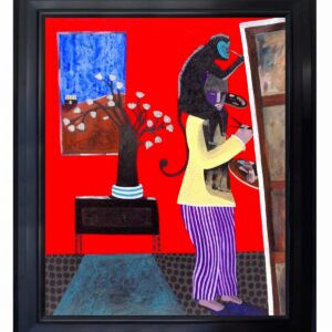 Pintor con mono. 2015 by Francisco Sepulveda