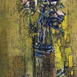 Bouquet on a yellow background by Mikhail Turovsky